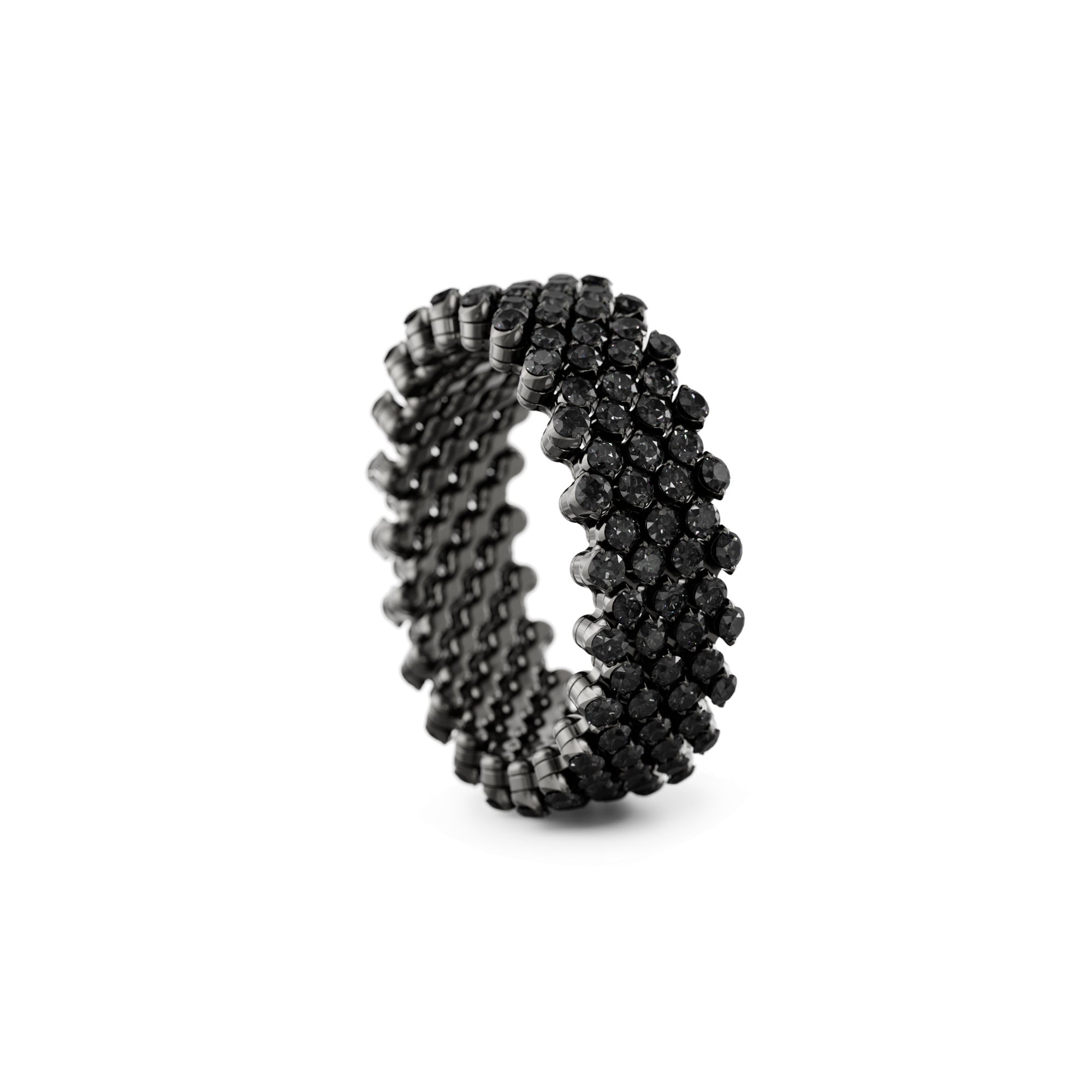 Serafino Consoli Brevetto Multi-Size Ring - RMS 7F2 BG BD (BD) aus Weißgold mit Diamant