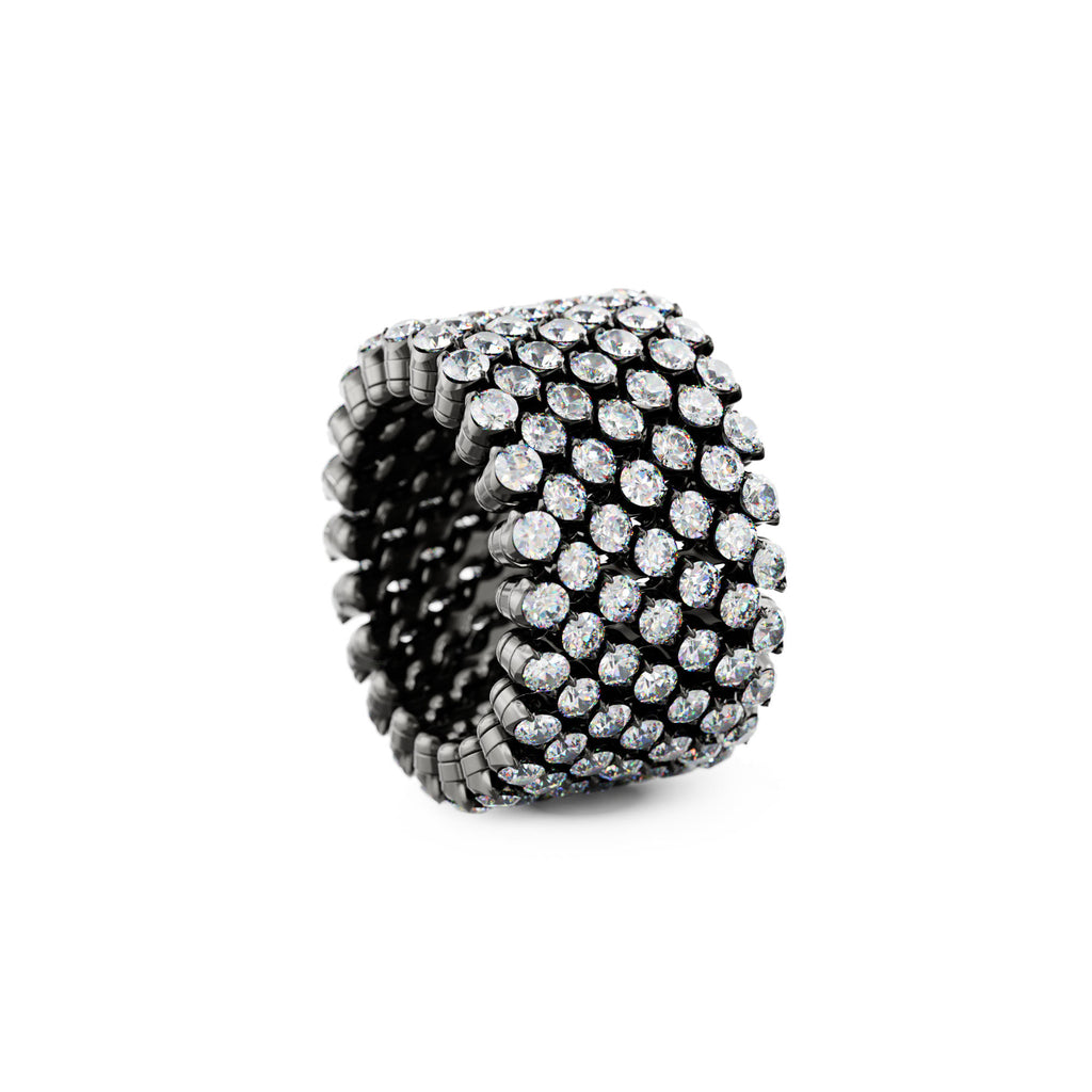 Serafino Consoli Brevetto Multi-Size Ring - RMS 7F2 BG WD (WD) aus Weißgold mit Diamant