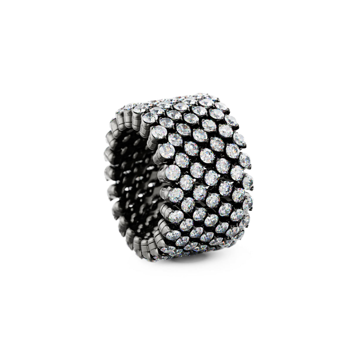 Serafino Consoli Brevetto Multi-Size Ring - RMS 7F2 BG WD (WD) aus Weißgold mit Diamant