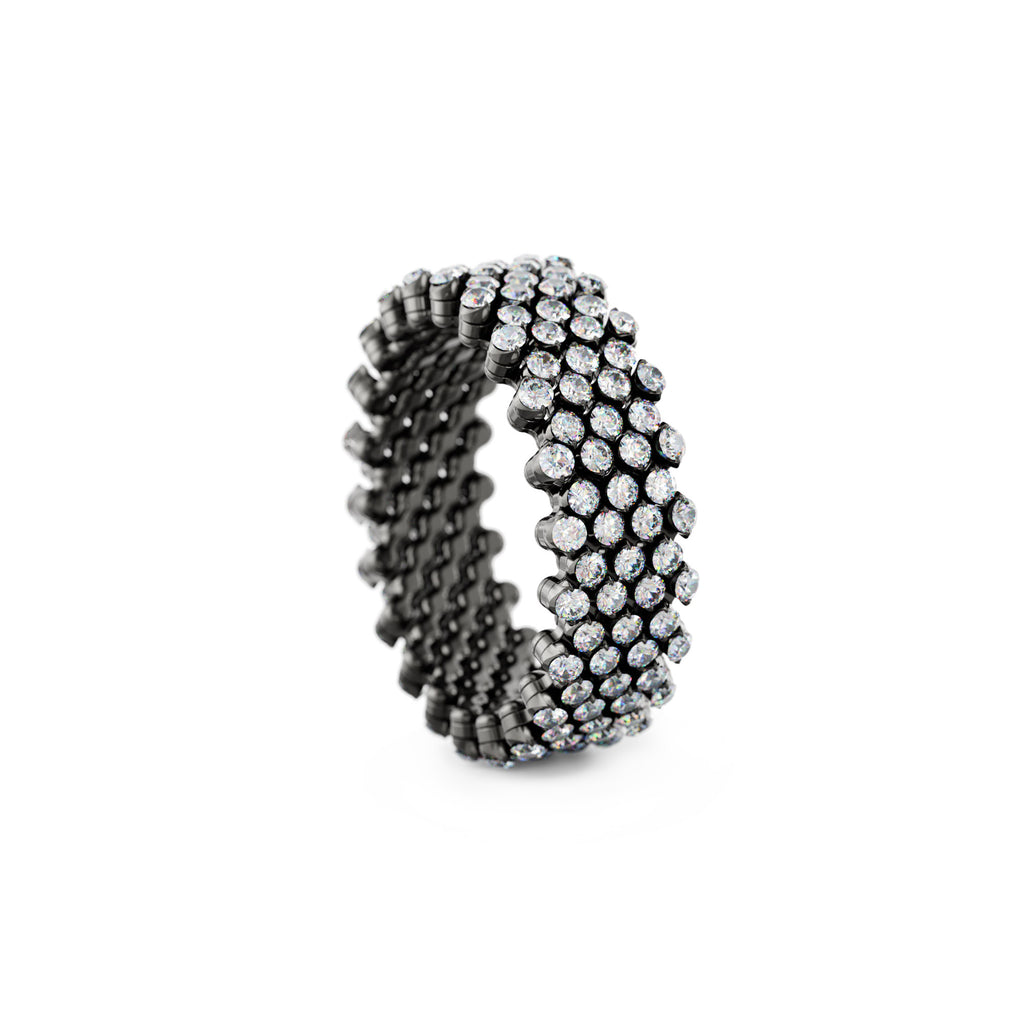 Serafino Consoli Brevetto Multi-Size Ring - RMS 7F2 BG WD (WD) aus Weißgold mit Diamant