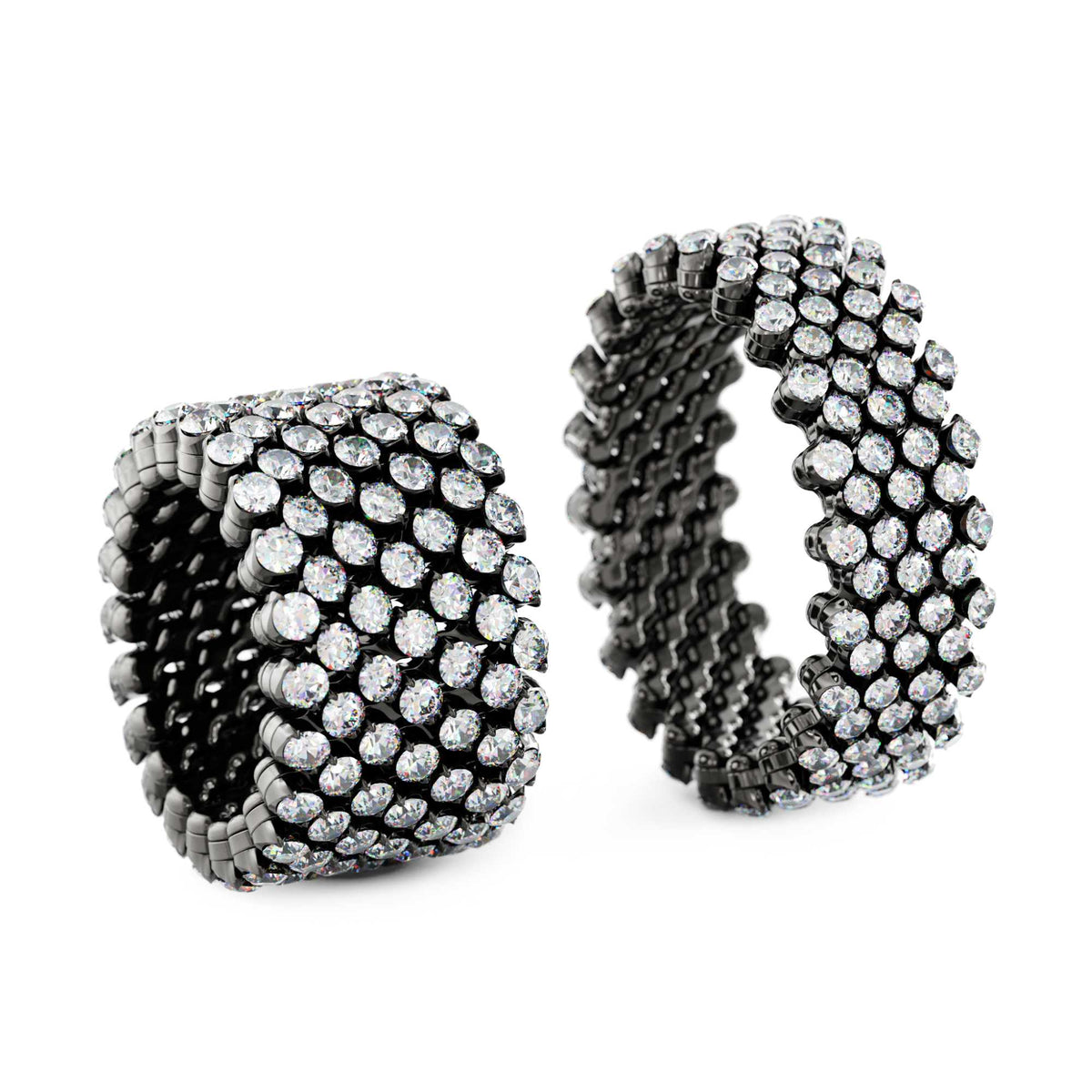 Serafino Consoli Brevetto Multi-Size Ring - RMS 7F2 BG WD (WD) aus Weißgold mit Diamant