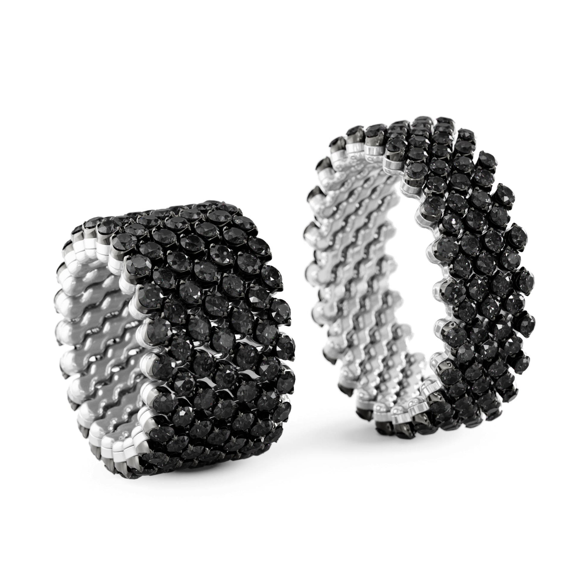 Serafino Consoli Brevetto Multi-Size Ring - RMS 7F2 WBG BD (BD) aus Weißgold mit Diamant