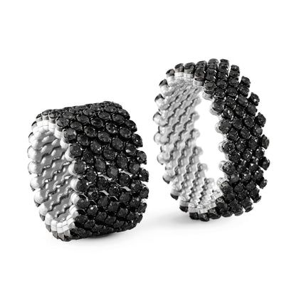 Serafino Consoli Brevetto Multi-Size Ring - RMS 7F2 WBG BD (BD) aus Weißgold mit Diamant