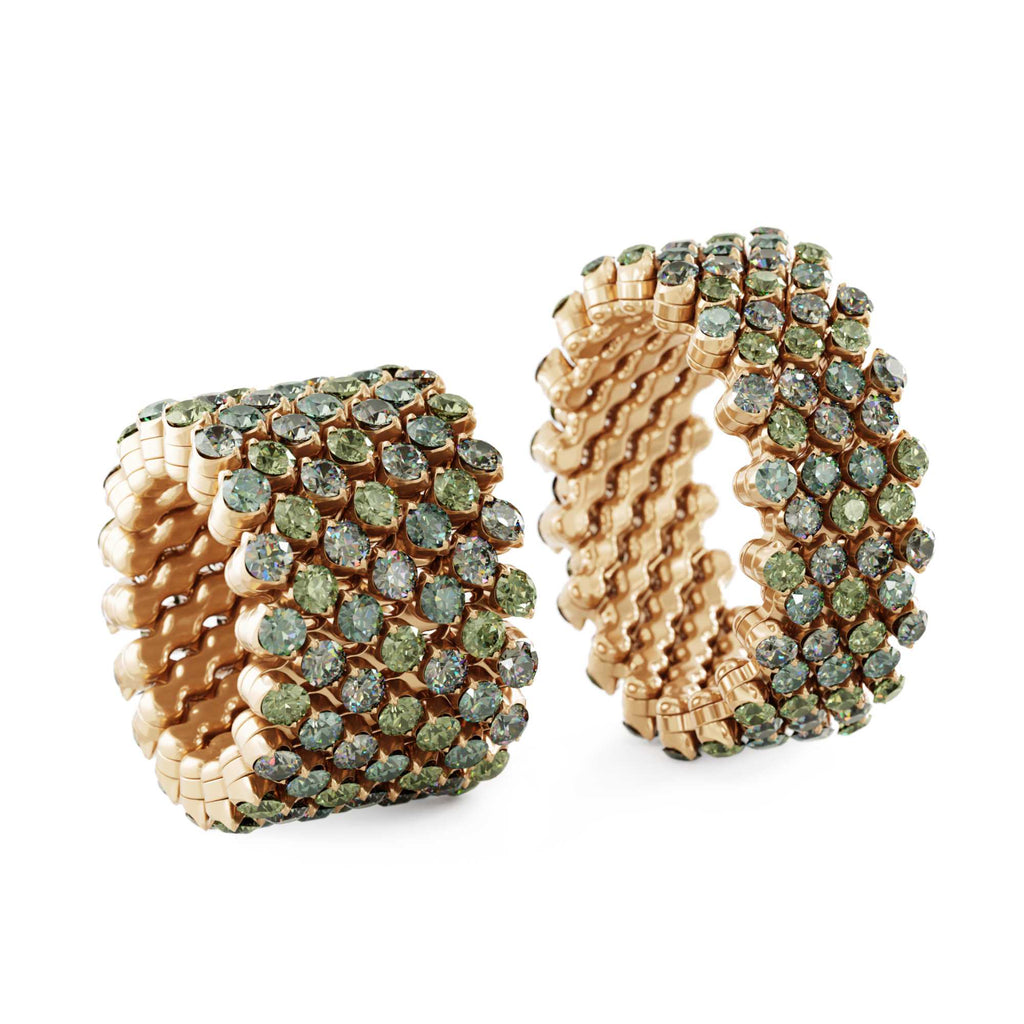 Serafino Consoli Brevetto Multi-Size Ring - RMS 7F4 RG GS MIX (MIX) aus Roségold mit Saphir