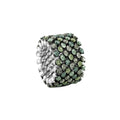 Serafino Consoli Brevetto Multi-Size Ring - RMS 7F4 WBG GS MIX (MIX) aus Weißgold mit Saphir