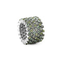 Serafino Consoli Brevetto Multi-Size Ring - RMS 7F4 WG GS MIX (MIX) aus Weißgold mit Saphir