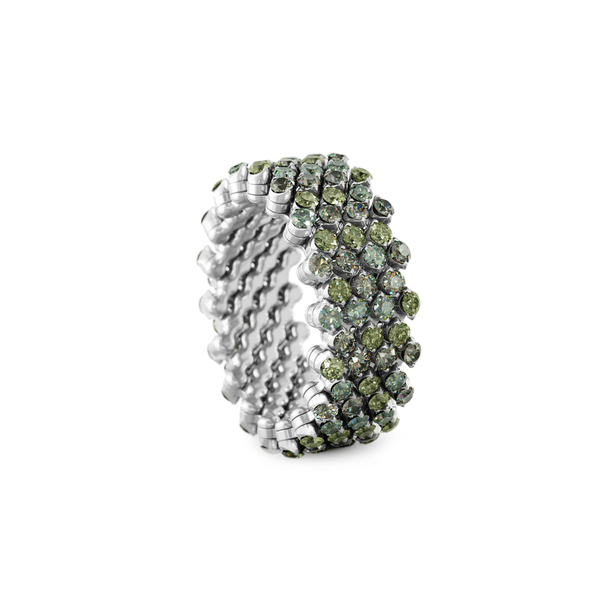 Serafino Consoli Brevetto Multi-Size Ring - RMS 7F4 WG GS MIX (MIX) aus Weißgold mit Saphir