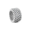 Serafino Consoli Brevetto Multi-Size Ring - RMS 7HM2 WG WD (WD) aus Weißgold mit Diamant