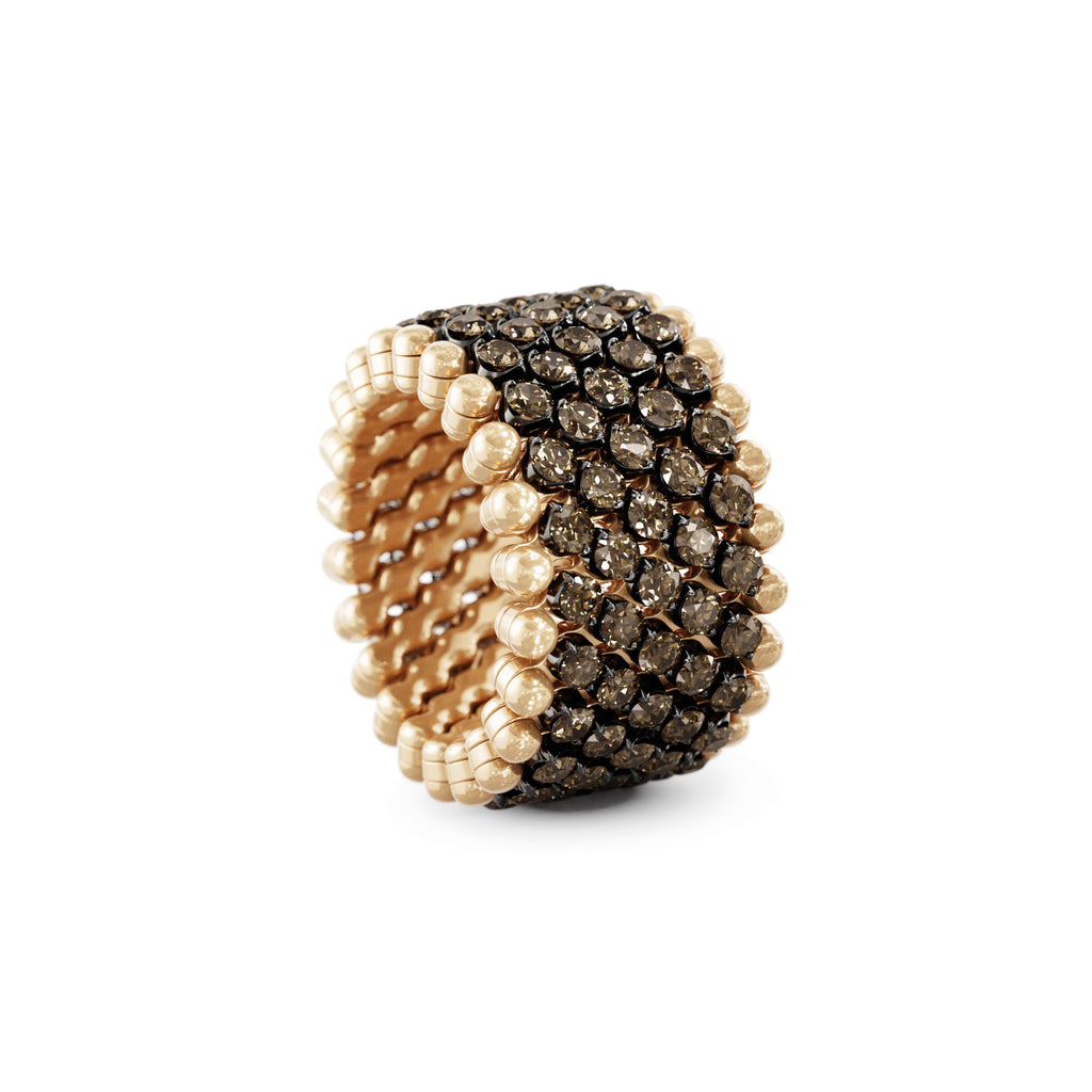 Serafino Consoli Brevetto Multi-Size Ring - RMS 7M2 RBG BRD (BRD) aus Roségold mit Diamant