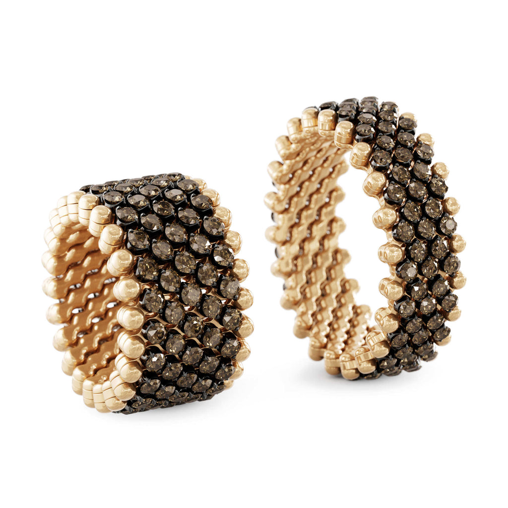 Serafino Consoli Brevetto Multi-Size Ring - RMS 7M2 RBG BRD (BRD) aus Roségold mit Diamant
