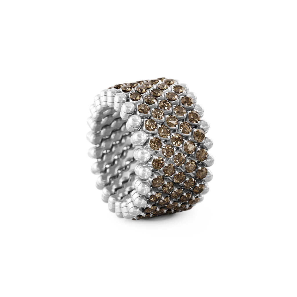 Serafino Consoli Brevetto Multi-Size Ring - RMS 7M2 WG BRD (BRD) aus Weißgold mit Diamant
