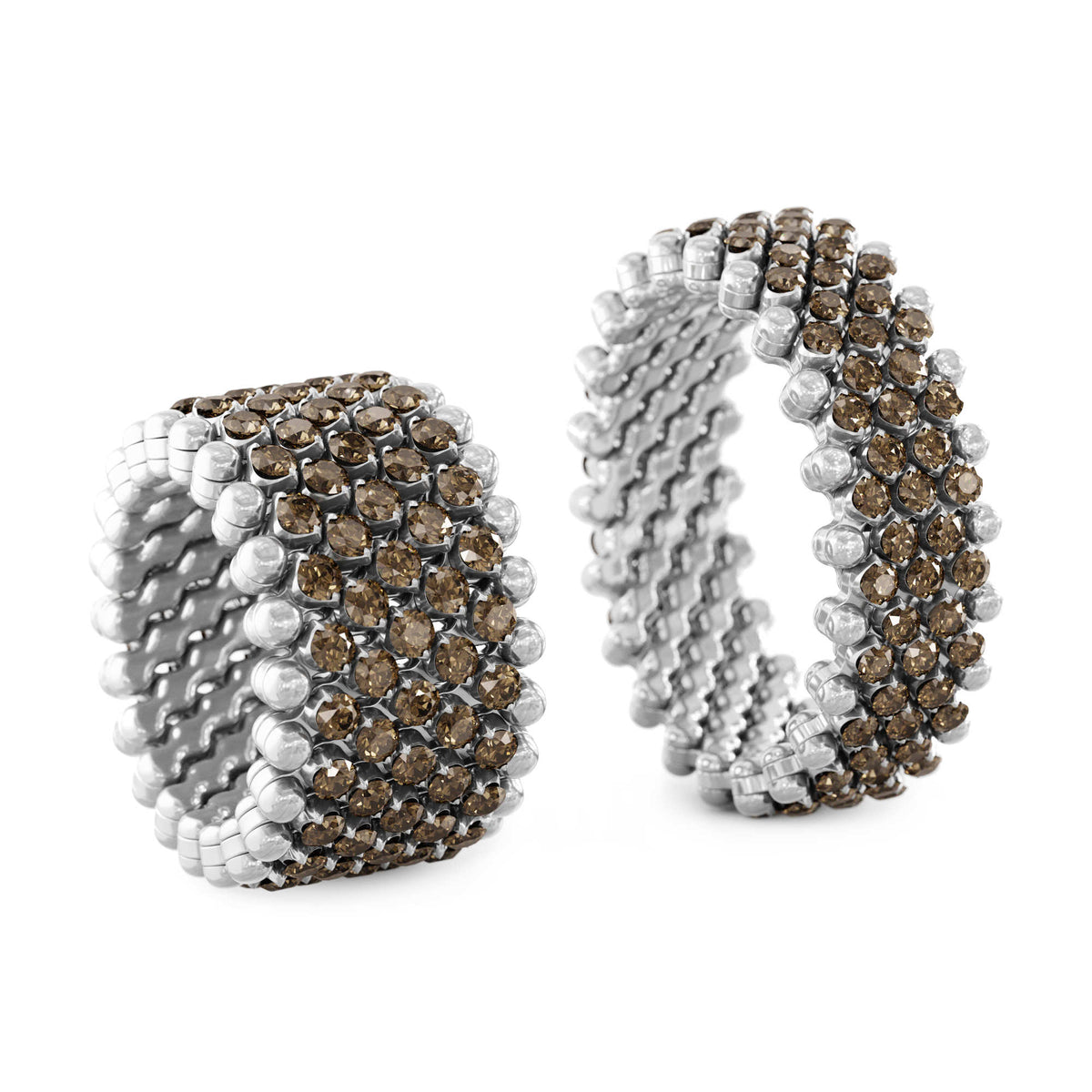 Serafino Consoli Brevetto Multi-Size Ring - RMS 7M2 WG BRD (BRD) aus Weißgold mit Diamant