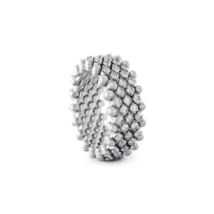 Brevetto Multi-Size Ring, Weißgold • Diamant von Serafino Consoli (RMS 7M4 WG WD)