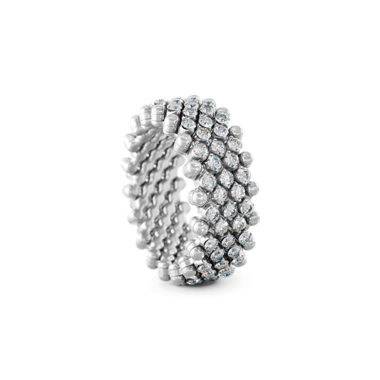 Brevetto Multi-Size Ring, Weißgold • Diamant von Serafino Consoli (RMS 7M4 WG WD)