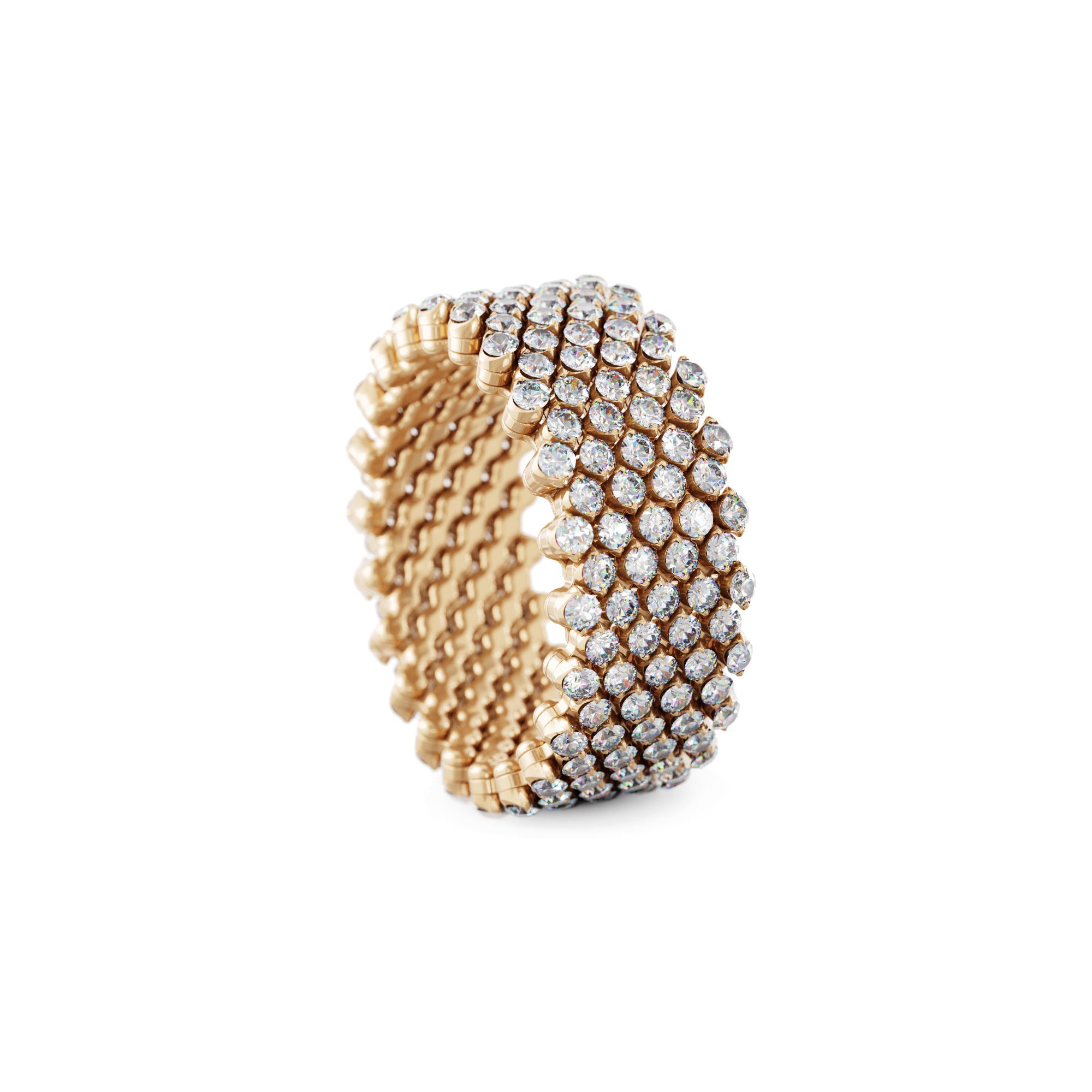 Serafino Consoli Brevetto Multi-Size Ring - RMS 9F2 RG WD (WD) aus Roségold mit Diamant