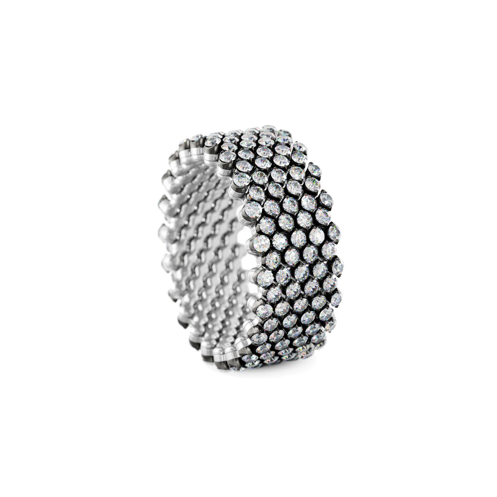 Serafino Consoli Brevetto Multi-Size Ring - RMS 9F2 WBG WD (WD) aus Weißgold mit Diamant