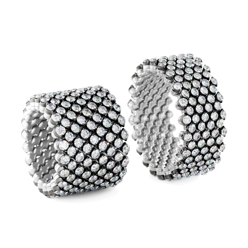 Serafino Consoli Brevetto Multi-Size Ring - RMS 9F2 WBG WD (WD) aus Weißgold mit Diamant