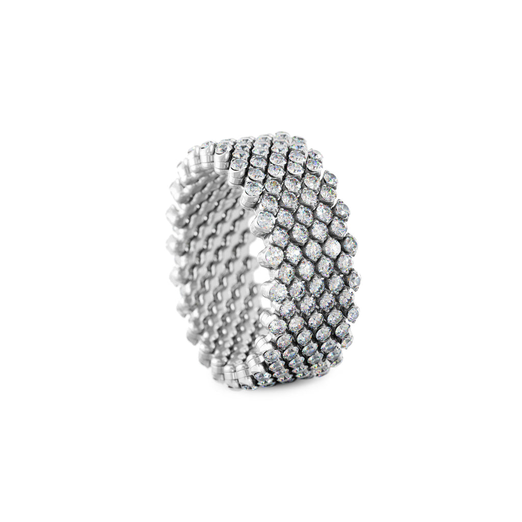 Serafino Consoli Brevetto Multi-Size Ring - RMS 9F2 WG WD (WD) aus Weißgold mit Diamant