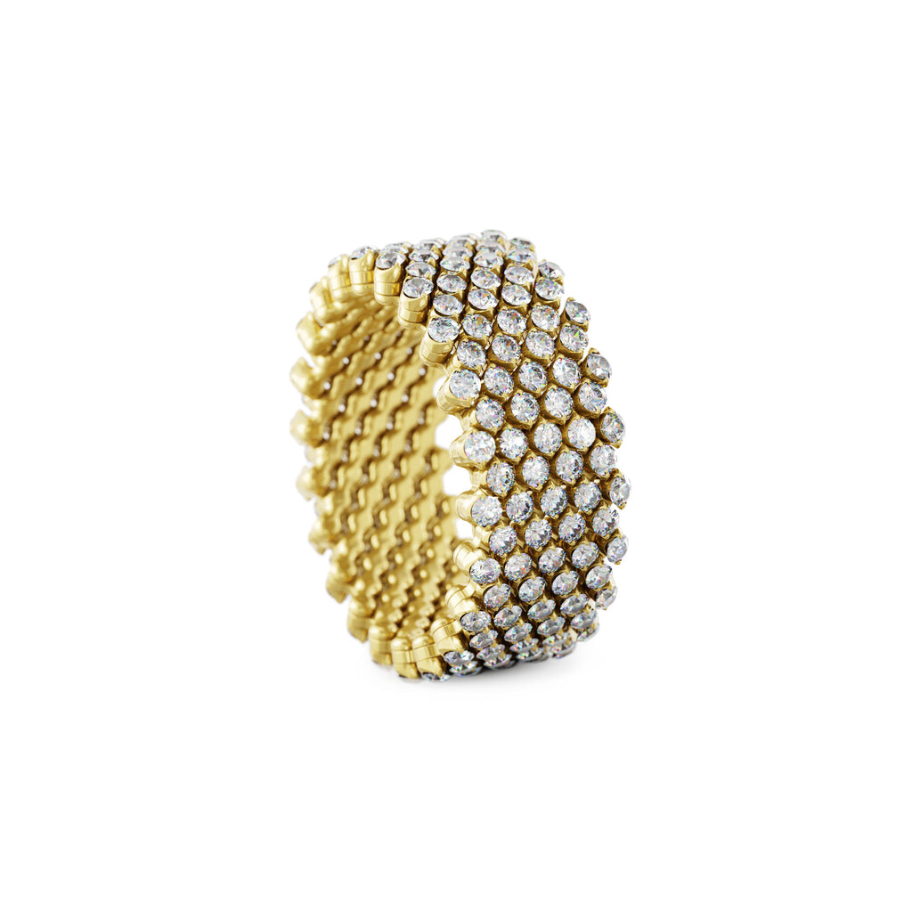 Serafino Consoli Brevetto Multi-Size Ring - RMS 9F2 YG WD (WD) aus Gelbgold mit Diamant