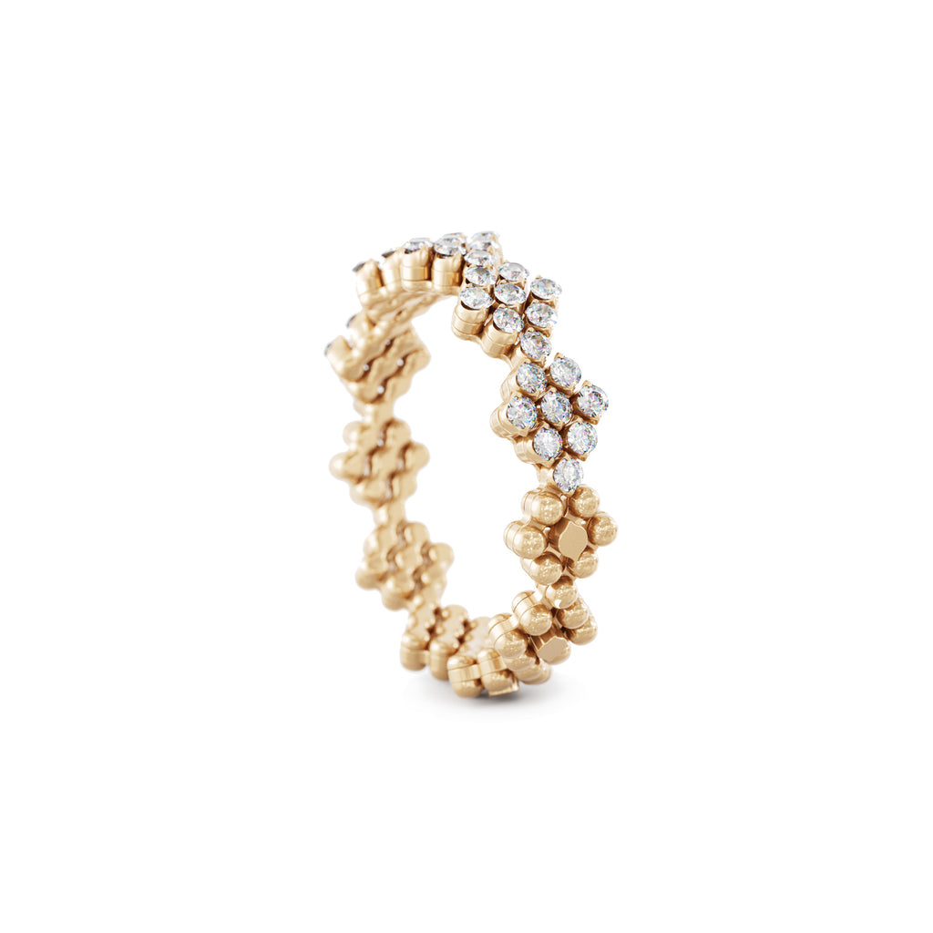 Serafino Consoli Brevetto Multi-Size Ring - RMS FL H2 RG WD (WD) aus Roségold mit Diamant
