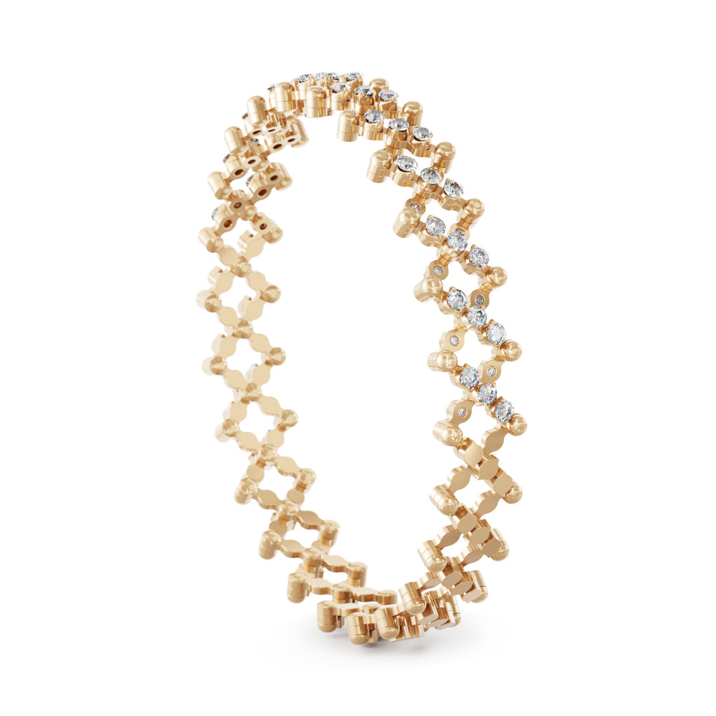 Serafino Consoli Brevetto Multi-Size Ring - S.RB 5HMI4 RG WD (WD) aus Roségold mit Diamant