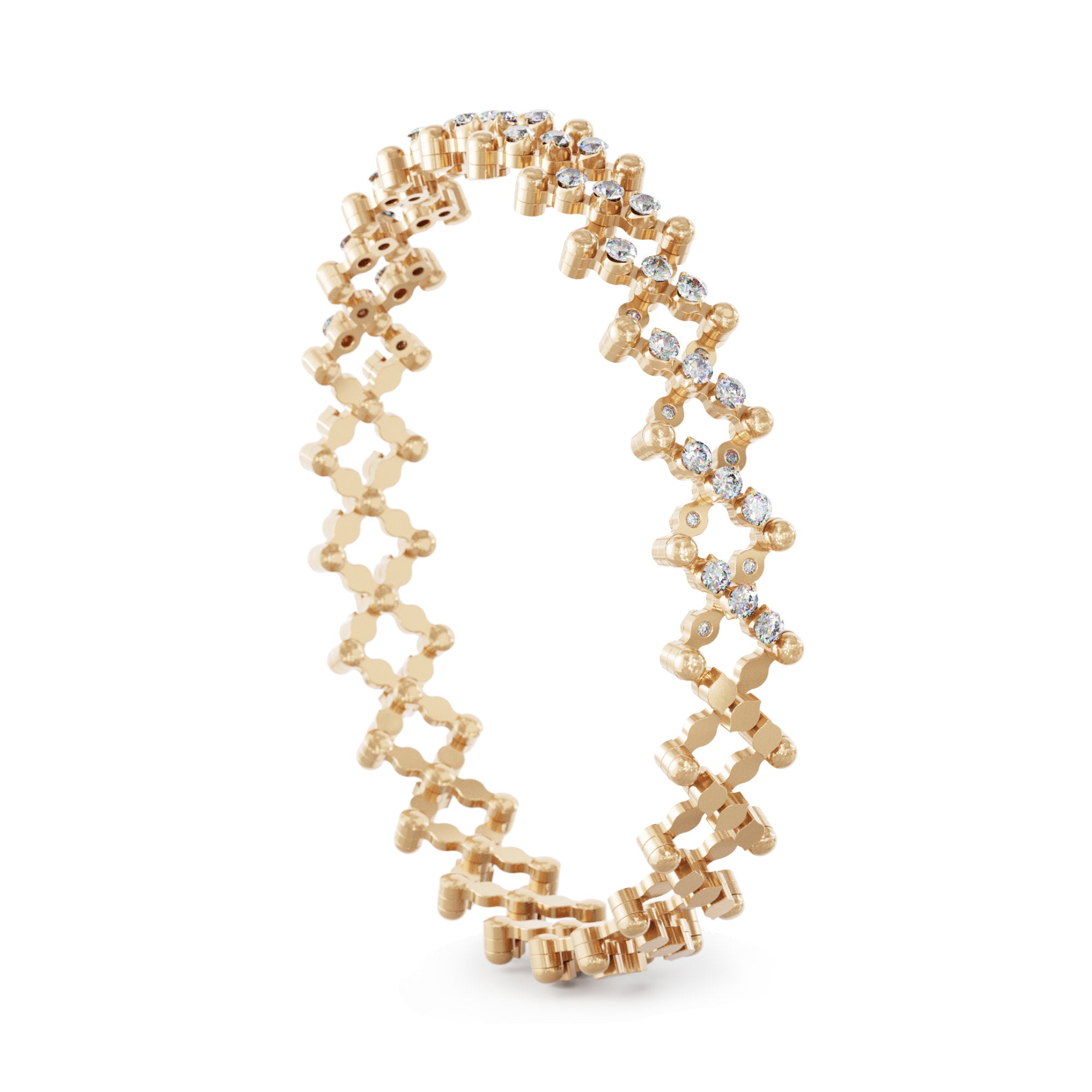 Serafino Consoli Brevetto Multi-Size Ring - S.RB 5HMI4 RG WD (WD) aus Roségold mit Diamant