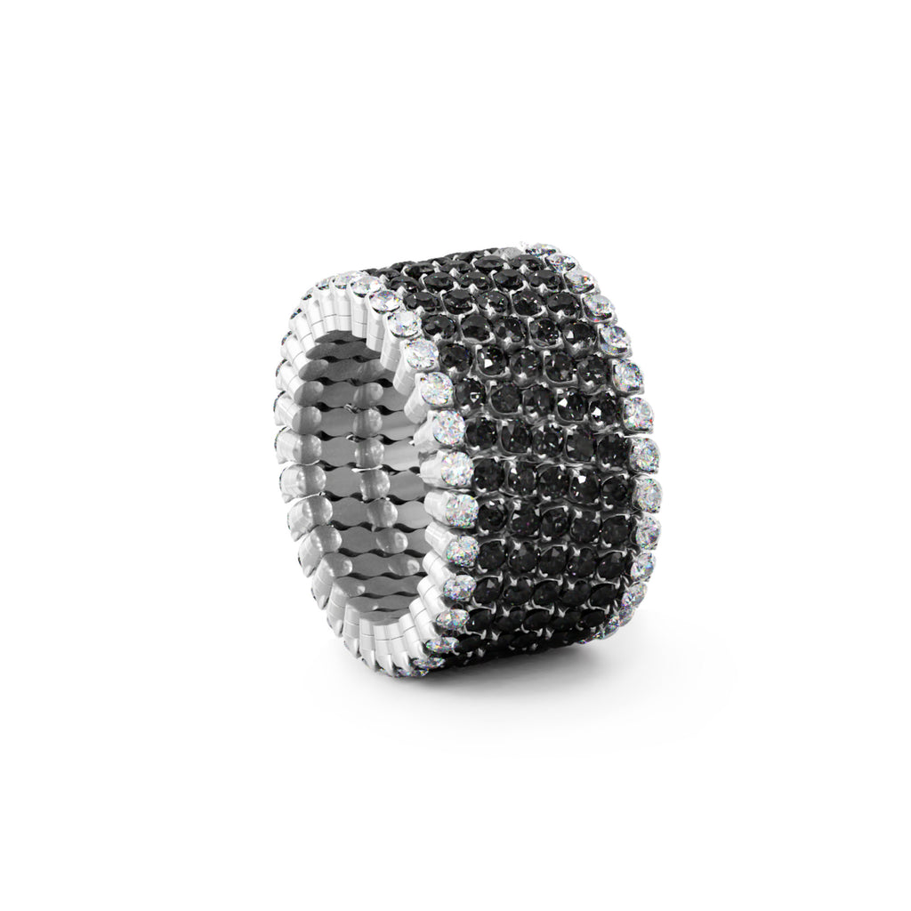Serafino Consoli Brevetto Multi-Size Ring - S.RB 7F2 WG WD BD (BD) aus Weißgold mit Diamant