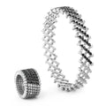 Serafino Consoli Brevetto Multi-Size Ring - S.RB 7H2 WG WD BD (BD) aus Weißgold mit Diamant