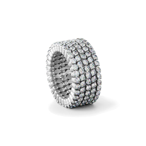 Serafino Consoli Brevetto Multi-Size Ring und Armband - S.RB 5F2 WG WD (WD) aus Weißgold mit Diamant