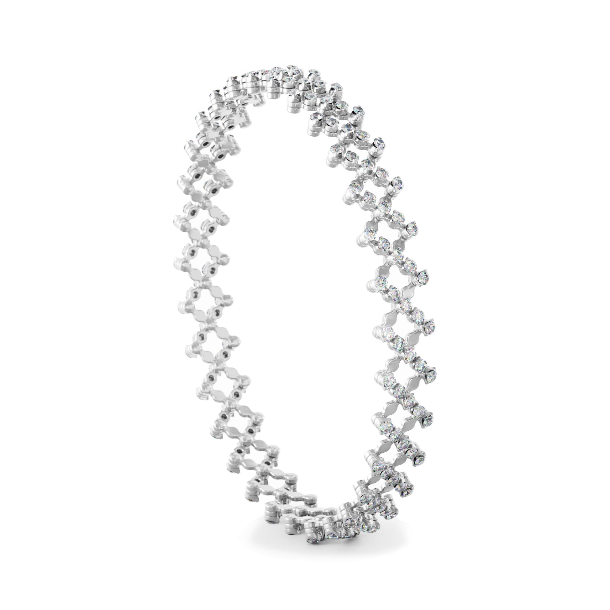 Serafino Consoli Brevetto Multi-Size Ring und Armband - S.RB 5F2 WG WD (WD) aus Weißgold mit Diamant