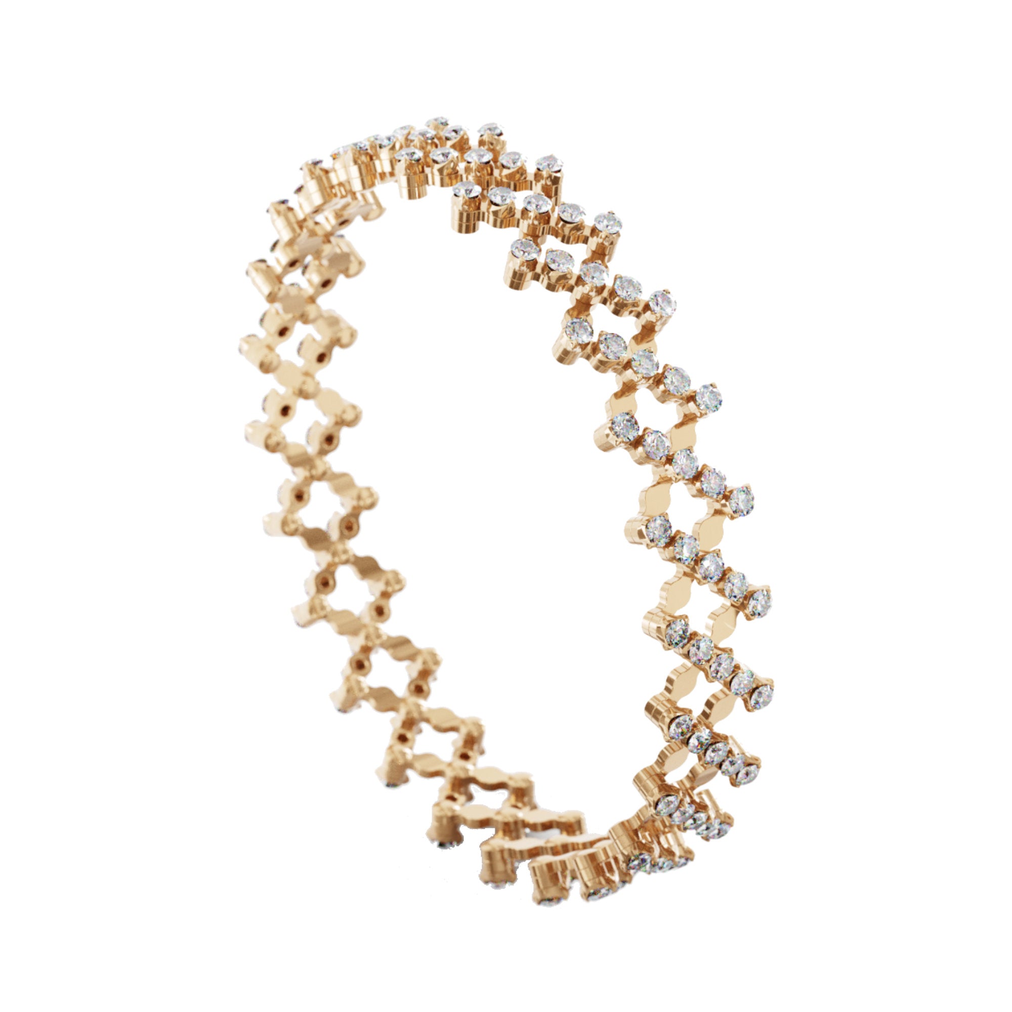 Serafino Consoli Brevetto Multi-Size Ring und Armband - S.RB 5F4 RG WD (WD) aus Roségold mit Diamant