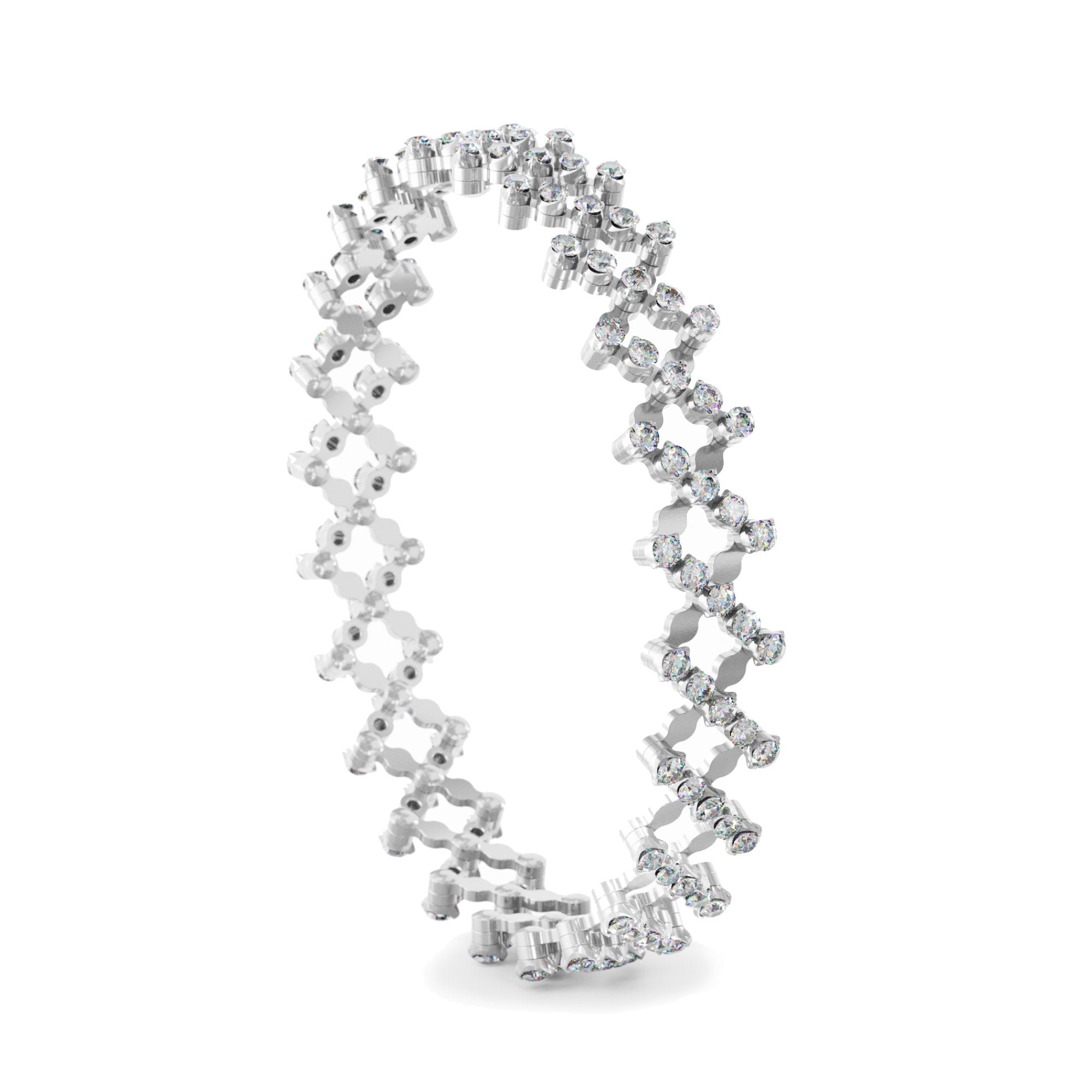 Serafino Consoli Brevetto Multi-Size Ring und Armband - S.RB 5F4 WG WD (WD) aus Weißgold mit Diamant