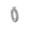Serafino Consoli Brevetto Solitaire Multi-Size Ring - RMS SL WD 050 3M2 WG WD (WD) aus Weißgold mit Diamant