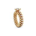 Serafino Consoli Brevetto Solitaire Multi-Size Ring - RMS SL WD 075 3M2 RG WD (WD) aus Roségold mit Diamant