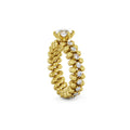 Serafino Consoli Brevetto Solitaire Multi-Size Ring - RMS SL WD 075 3M2 YG WD (WD) aus Gelbgold mit Diamant