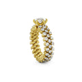 Serafino Consoli Brevetto Solitaire Multi-Size Ring - RMS SL WD 100 3F2 YG WD (WD) aus Gelbgold mit Diamant