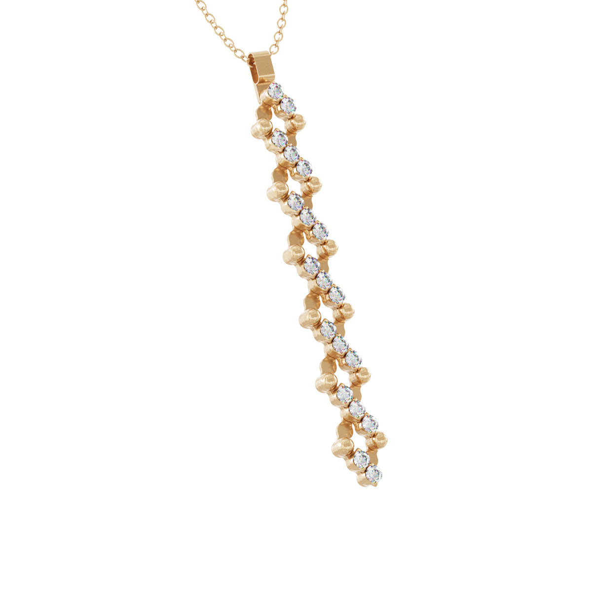 Serafino Consoli Serafino Anhänger - S.CL 5M2 RG WD (WD) aus Roségold mit Diamant