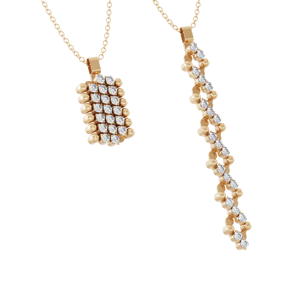 Serafino Consoli Serafino Anhänger - S.CL 5M2 RG WD (WD) aus Roségold mit Diamant