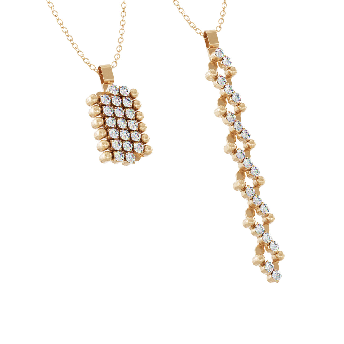 Serafino Consoli Serafino Anhänger - S.CL 5M2 RG WD (WD) aus Roségold mit Diamant