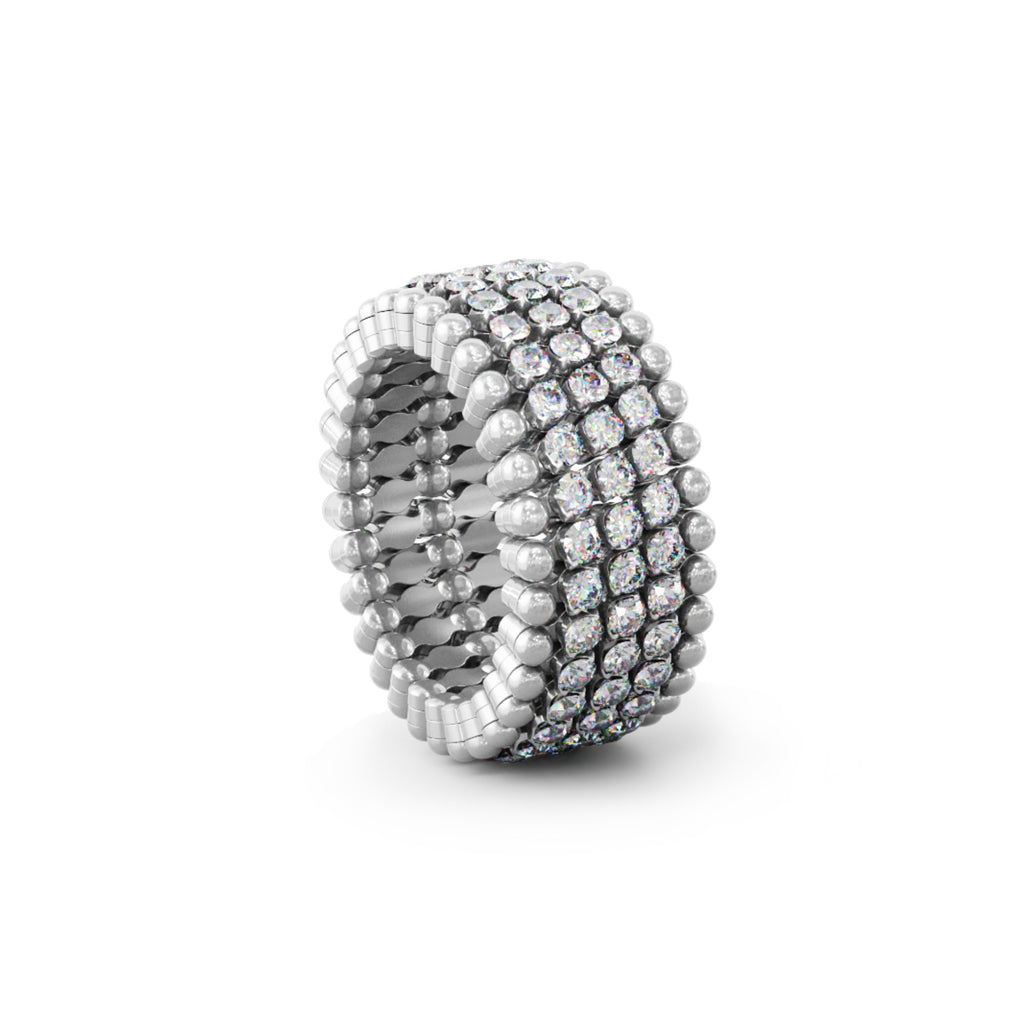 Serafino Consoli Serafino Multi-Size Ring und Armband - S.RB 5M2 WG WD (WD) aus Weißgold mit Diamant