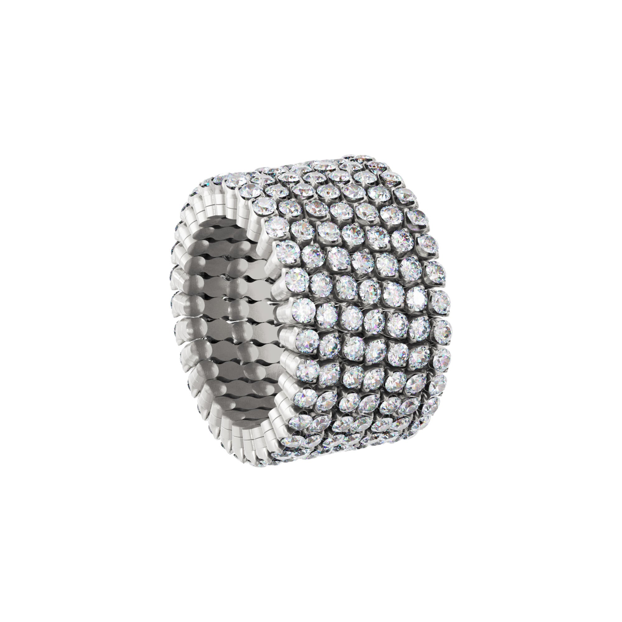Serafino Consoli Serafino Multi-Size-Ring und Armband - S.RB 7F2 WG WD (WD) aus Weißgold mit Diamant