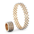 Serafino Consoli Serafino Multi-Size-Ring und Armband - S.RB A-7F2 RWG WD (WD) aus Bicolor-Gold mit Diamant