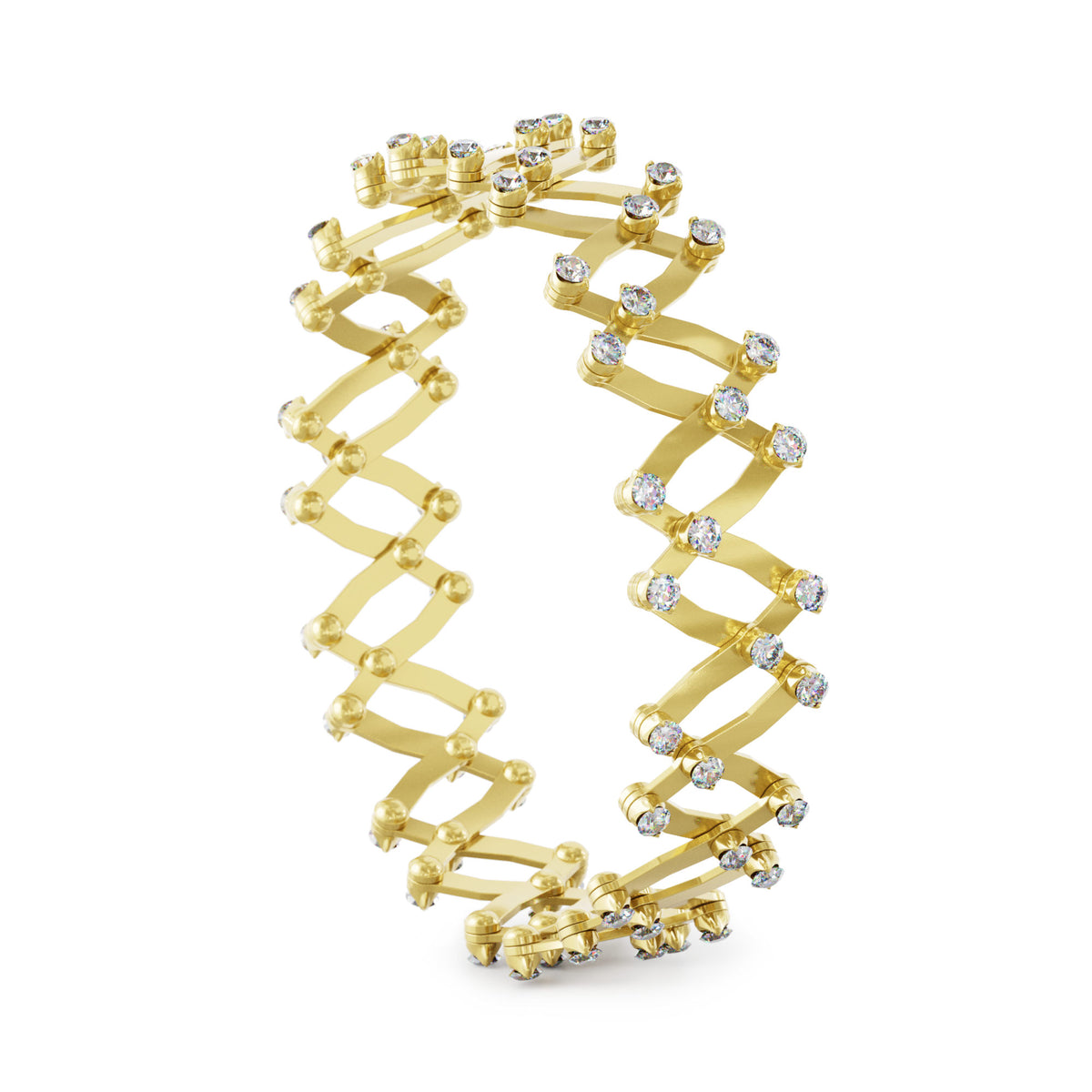Serafino Consoli Serafino Multi-Size Ring und Armreif - S.RB 1492 F4 YG WD (WD) aus Gelbgold mit Diamant