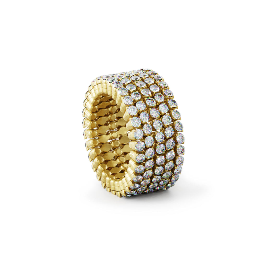 Serafino Consoli Serafino Multi-Size Ring und Armreif - S.RB 5F2 YG WD (WD) aus Gelbgold mit Diamant