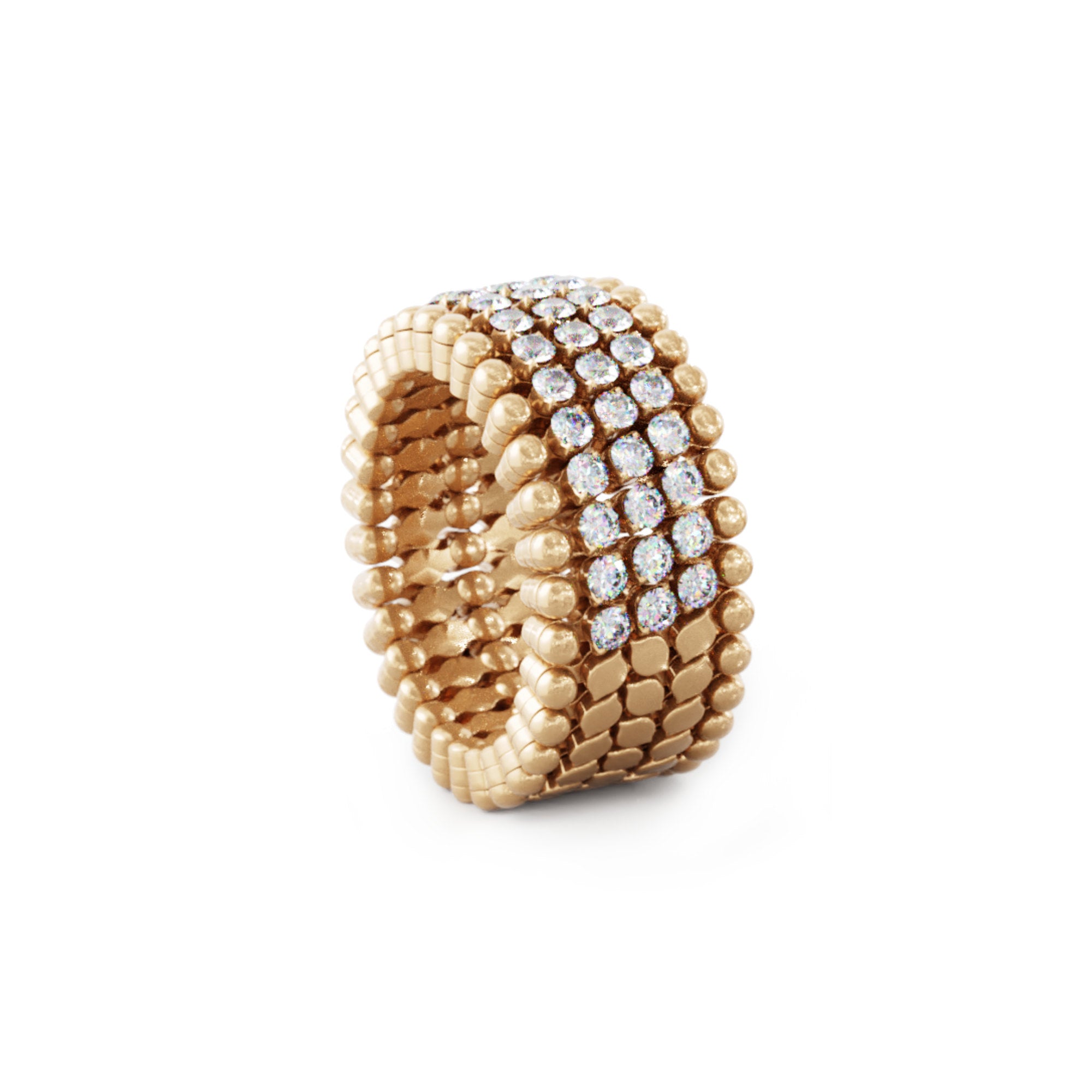 Serafino Consoli Serafino Multi-Size Ring und Armreif - S.RB 5HM2 RG WD (WD) aus Roségold mit Diamant
