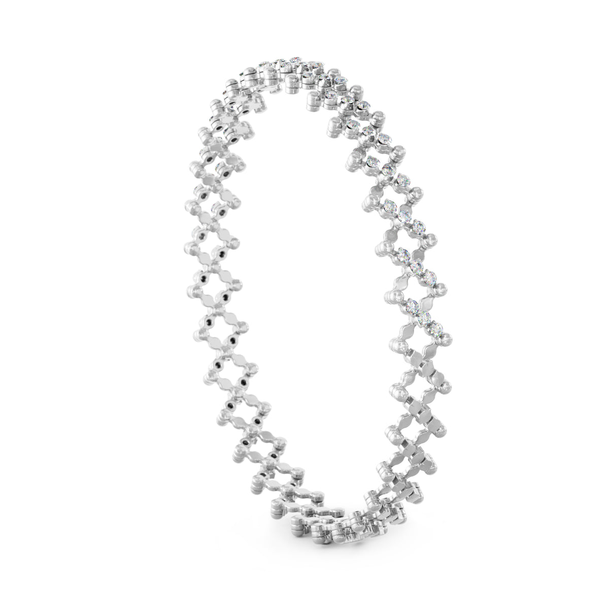 Serafino Consoli Serafino Multi-Size Ring und Armreif - S.RB 5HM2 WG WD (WD) aus Weißgold mit Diamant