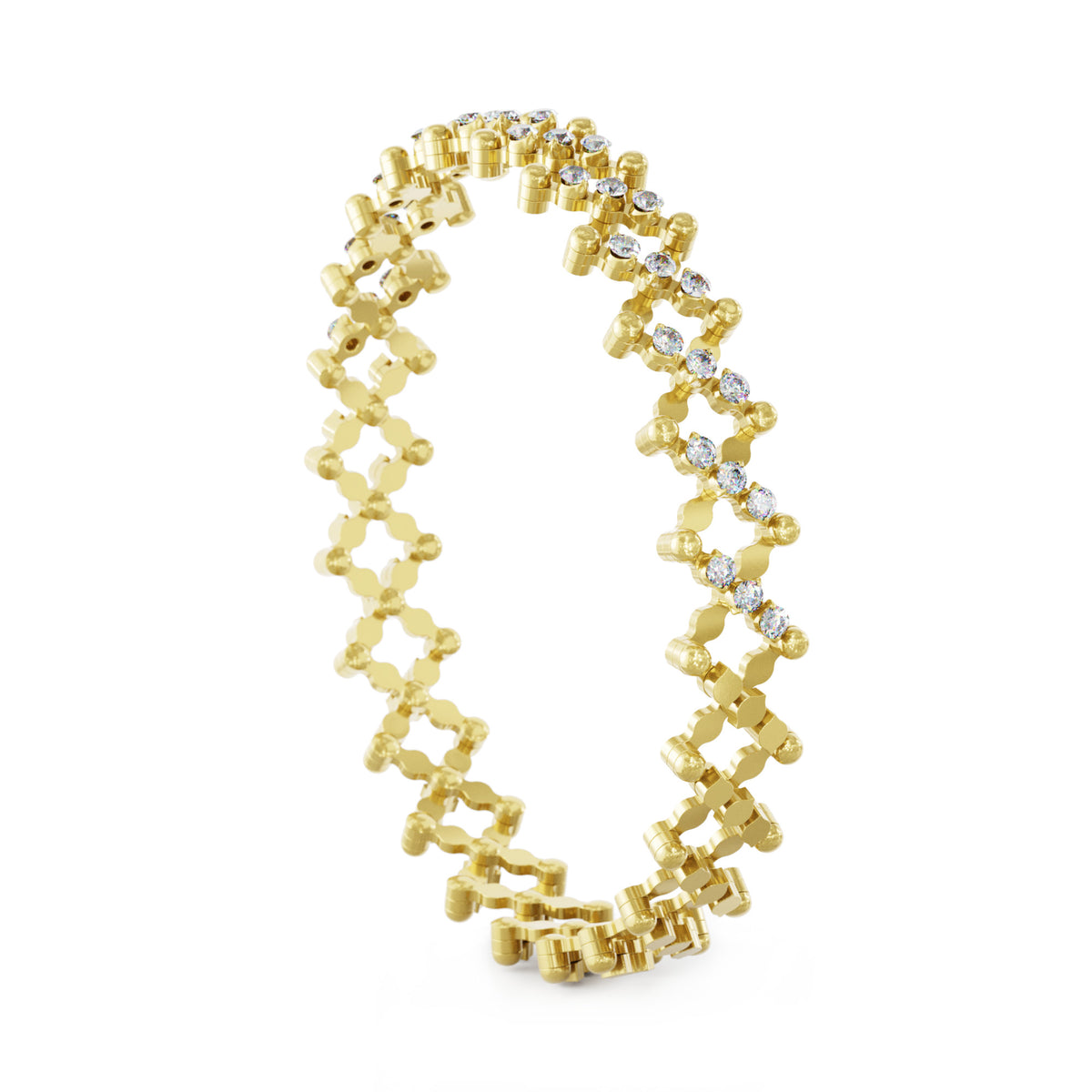 Serafino Consoli Serafino Multi-Size Ring und Armreif - S.RB 5HM4 YG WD (WD) aus Gelbgold mit Diamant