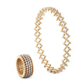Serafino Consoli Serafino Multi-Size Ring und Armreif - S.RB 5M2 RG WD (WD) aus Roségold mit Diamant