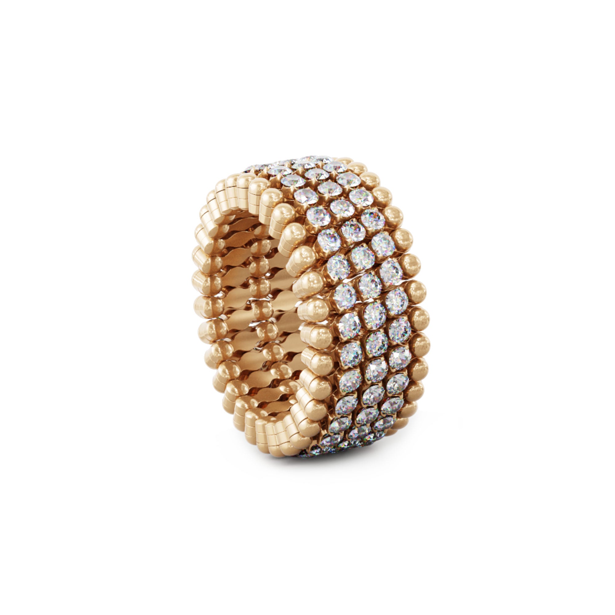 Serafino Consoli Serafino Multi-Size Ring und Armreif - S.RB 5M2 RG WD (WD) aus Roségold mit Diamant