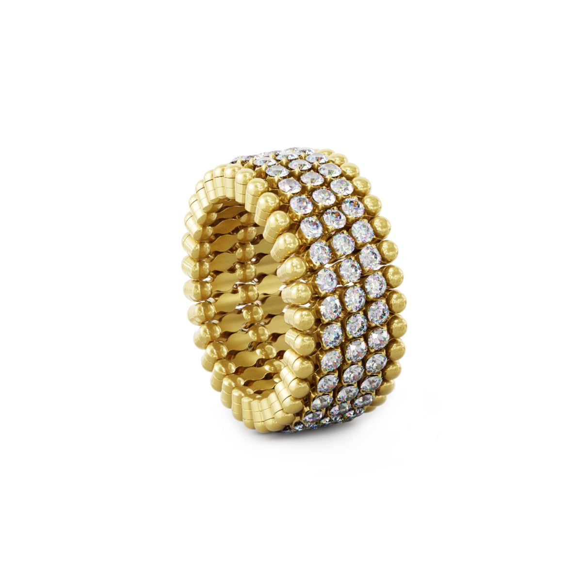 Serafino Consoli Serafino Multi-Size Ring und Armreif - S.RB 5M2 YG WD (WD) aus Gelbgold mit Diamant